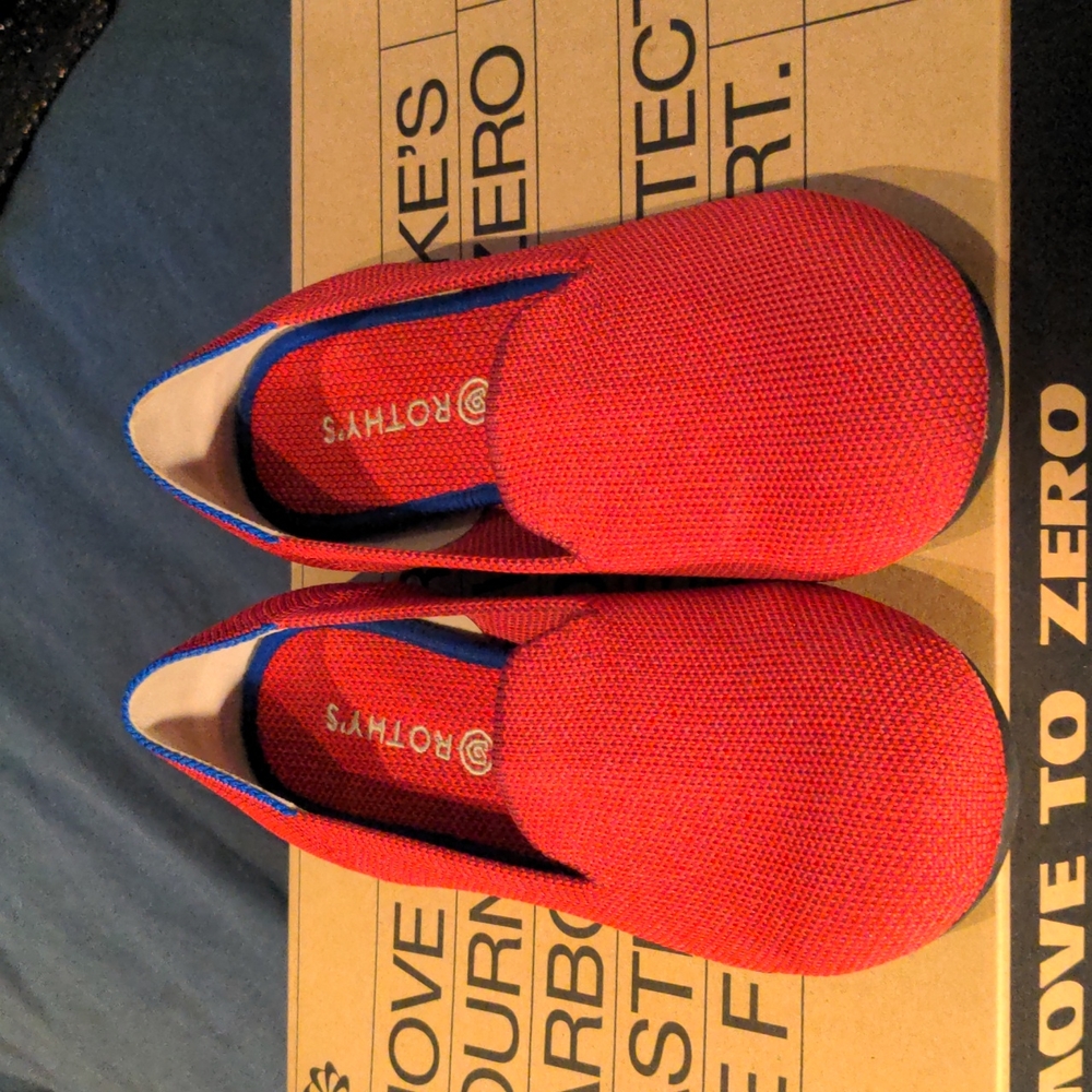 Rothy's Kids Red Loafers